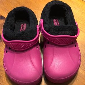 Kids Winter Crocs Sz 10/11